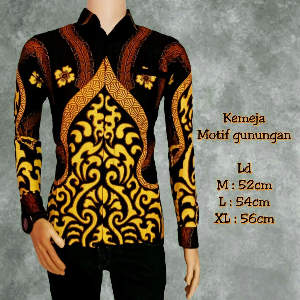 KEMEJA BATIK PRIABATIK LENGAN PANJANGKEMEJA PRIA LENGAN PANJANG