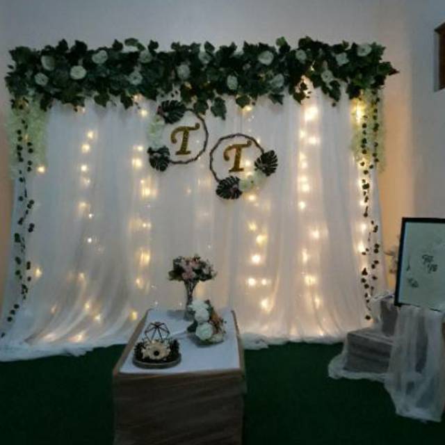 Dekorasi Akad Nikah Sederhana Di Rumah Surabaya englshf