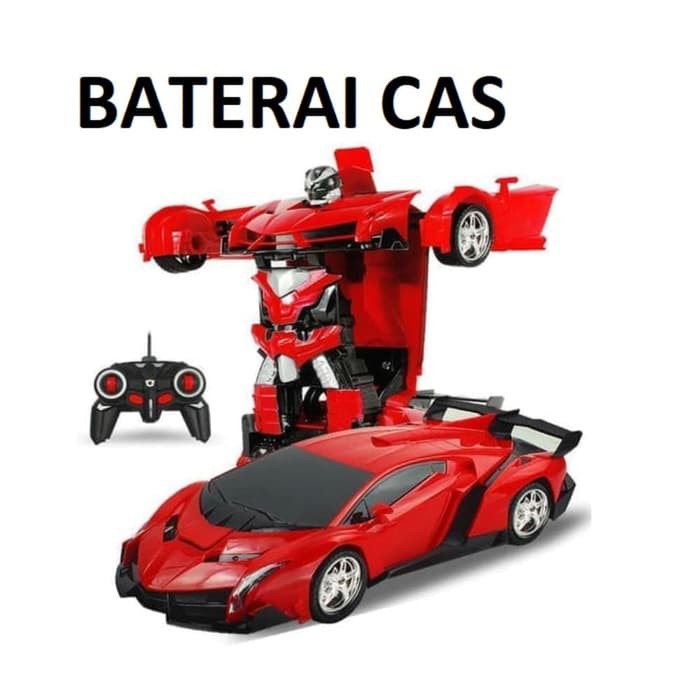 Jual Mainan Mobil Robot Transformer Remote Kontrol The Last Knight Pakai Baterai Cas | Shopee Indonesia