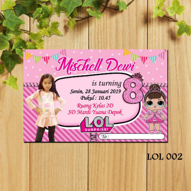 Anak Contoh Undangan Ulang Tahun Bahasa Inggris Berbagai