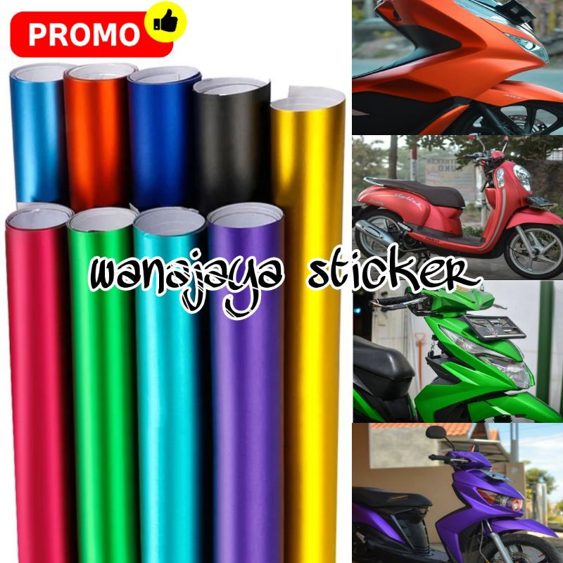 STIKER SKOTLET MOTOR WARNA METALIK / SKOTLET MOTOR DOF / SKOTLET MOTOR CROM  DOFF / SKOTLET MOTOR | Shopee Indonesia