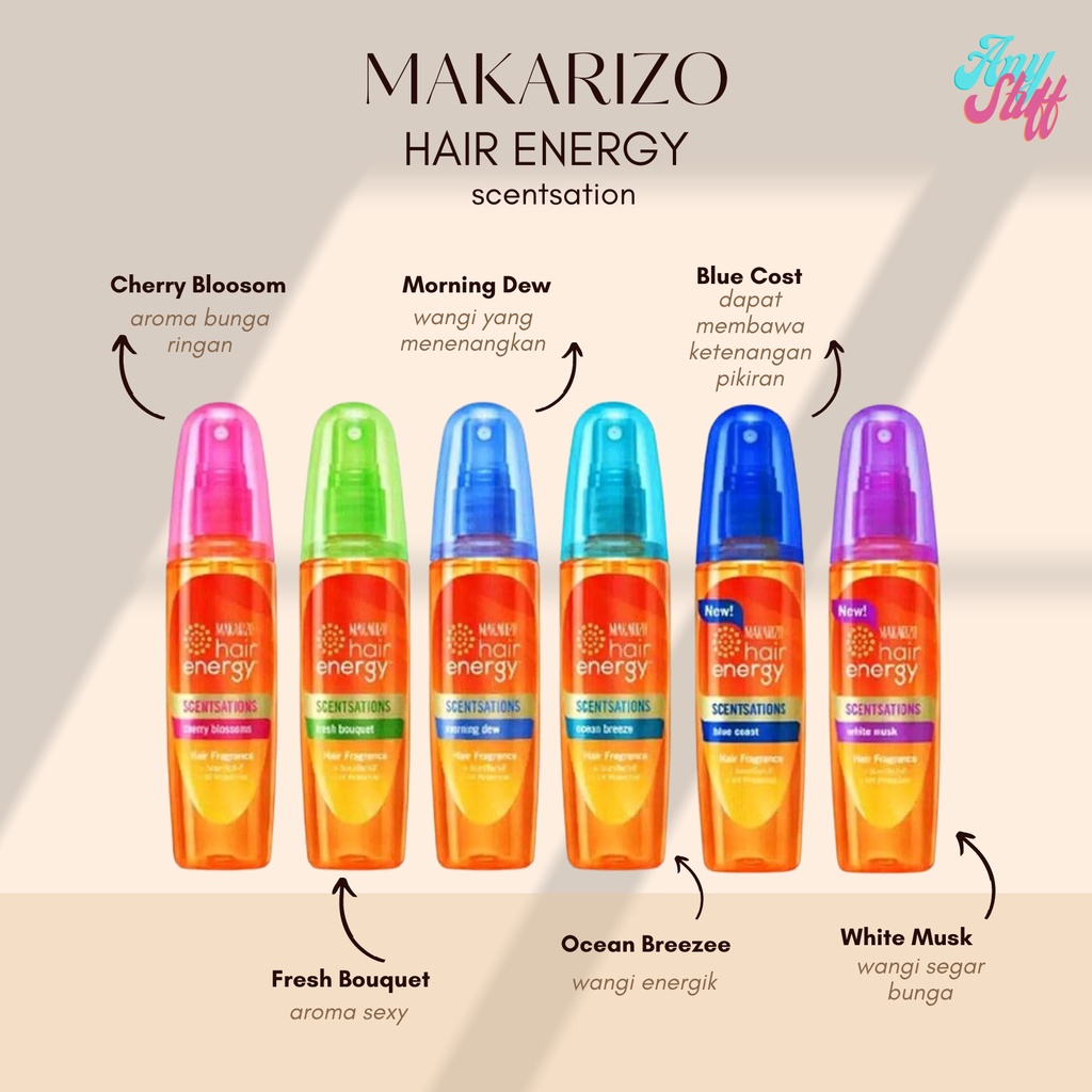 Jual Makarizo Hair Energy Scentsations Hair Fragrance 100ml / Parfum