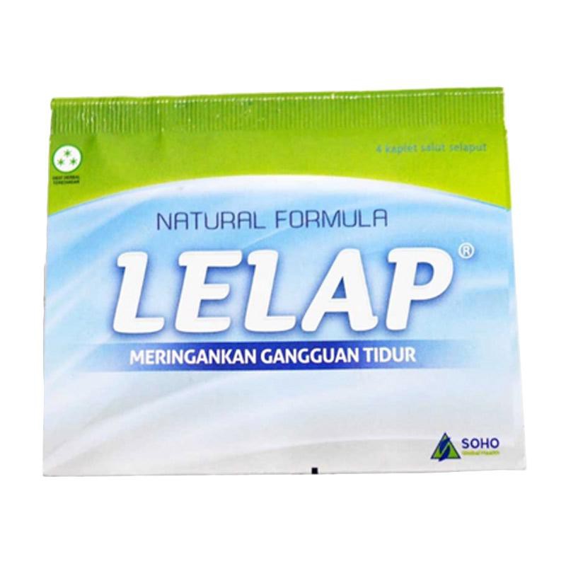 SOHO Lelap 1 Strip isi 4 Kaplet Obat Gangguan Tidur Alami Shopee