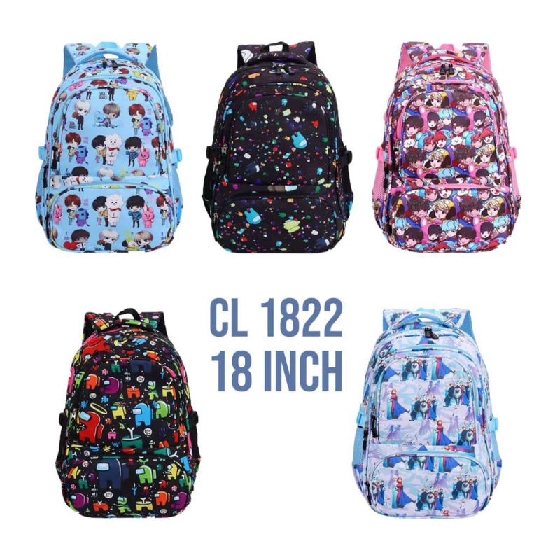tas anak BTS/ tas ransel sekolah BT21 kpop/ tas bt21 SD