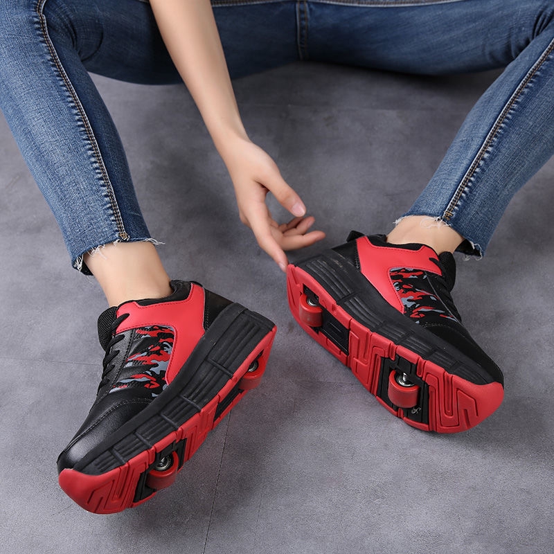 Sepatu Roda Ganda Invisible Untuk Anak/dewasa Shopee Indonesia