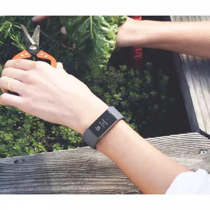 Jual Fitbit Charge 3 Rose Gold / Blue Grey Tracker S & L Band Paling Murah | Shopee Indonesia