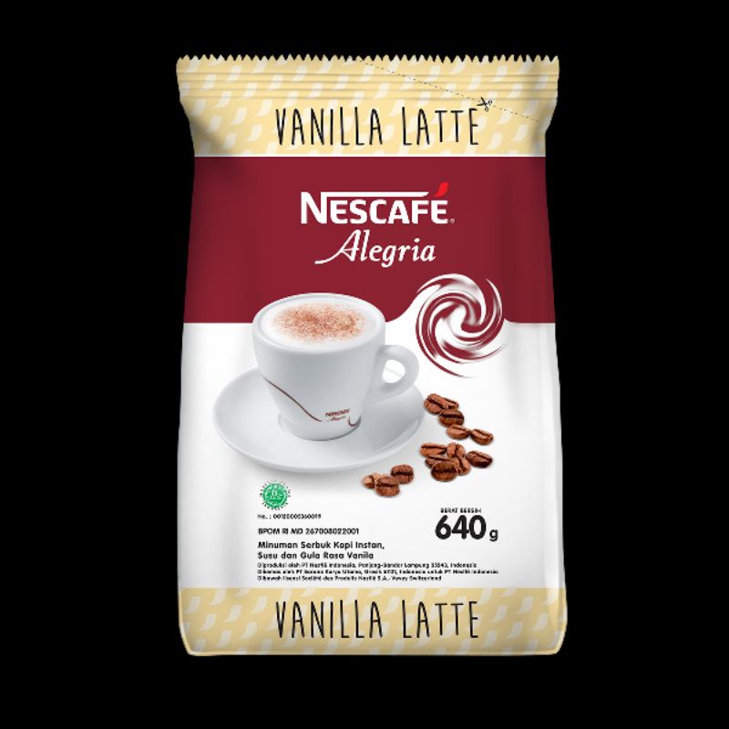 Jual Nescafe Vanilla LATTE 640 gram Shopee Indonesia