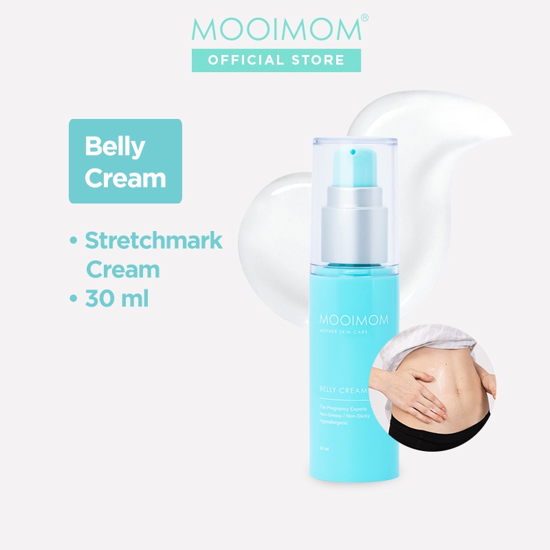 Jual MOOIMOM Belly Cream Cream Penghilang Stretch Mark (30ml