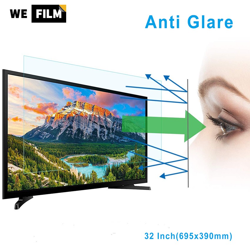 Jual Tv Pelindung Layar Lampu Biru Anti-Cahaya Biru Filter Radiasi Antisilau Buram Film Tahan Gores Pelindung Mata Untuk Tv 32 ~ 55 Inci, Lcd, Led, Oled, Tampilan Hdtv 4K Qled | Shopee Indonesia