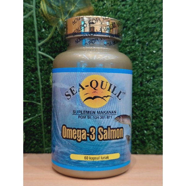 Jual SEAQUILL OMEGA 3 SALMON FISH OIL 60 KAPSUL Shopee Indonesia
