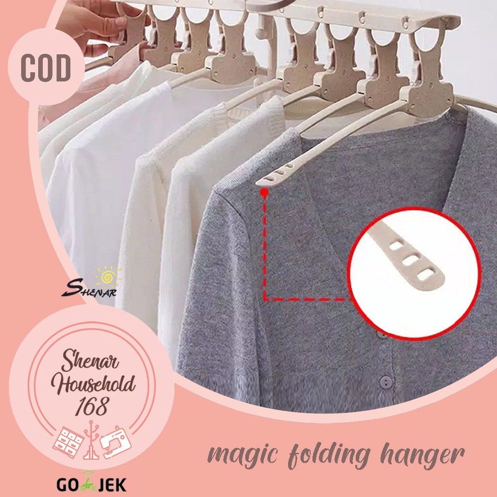 HANGER / GANTUNGAN AJAIB / GANTUNGAN BAJU / UNIK / GANTUNGAN LIPAT