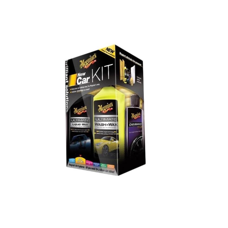 Jual Meguiars Car Care Kit New Car Brilliant Solution Usa | Shopee Indonesia