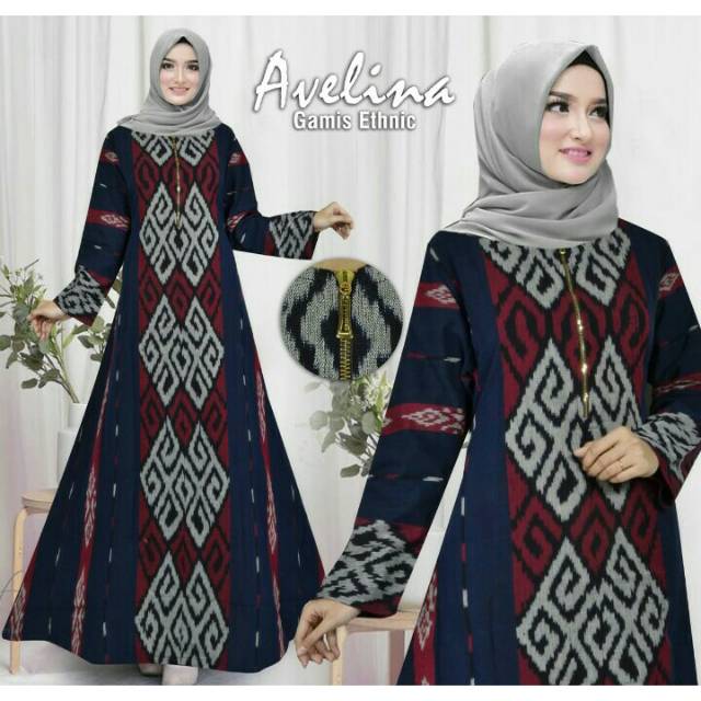 GAMIS TENUN/GAMIS ETNIK Shopee Indonesia