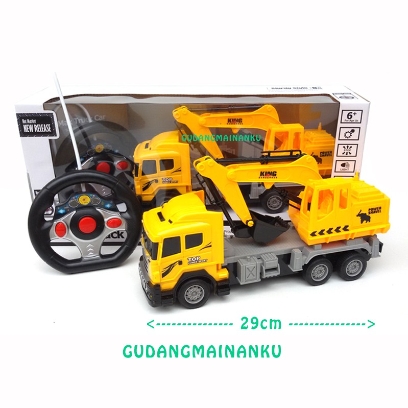 Mobil RC Remote Control Truk Excavator Shopee Indonesia