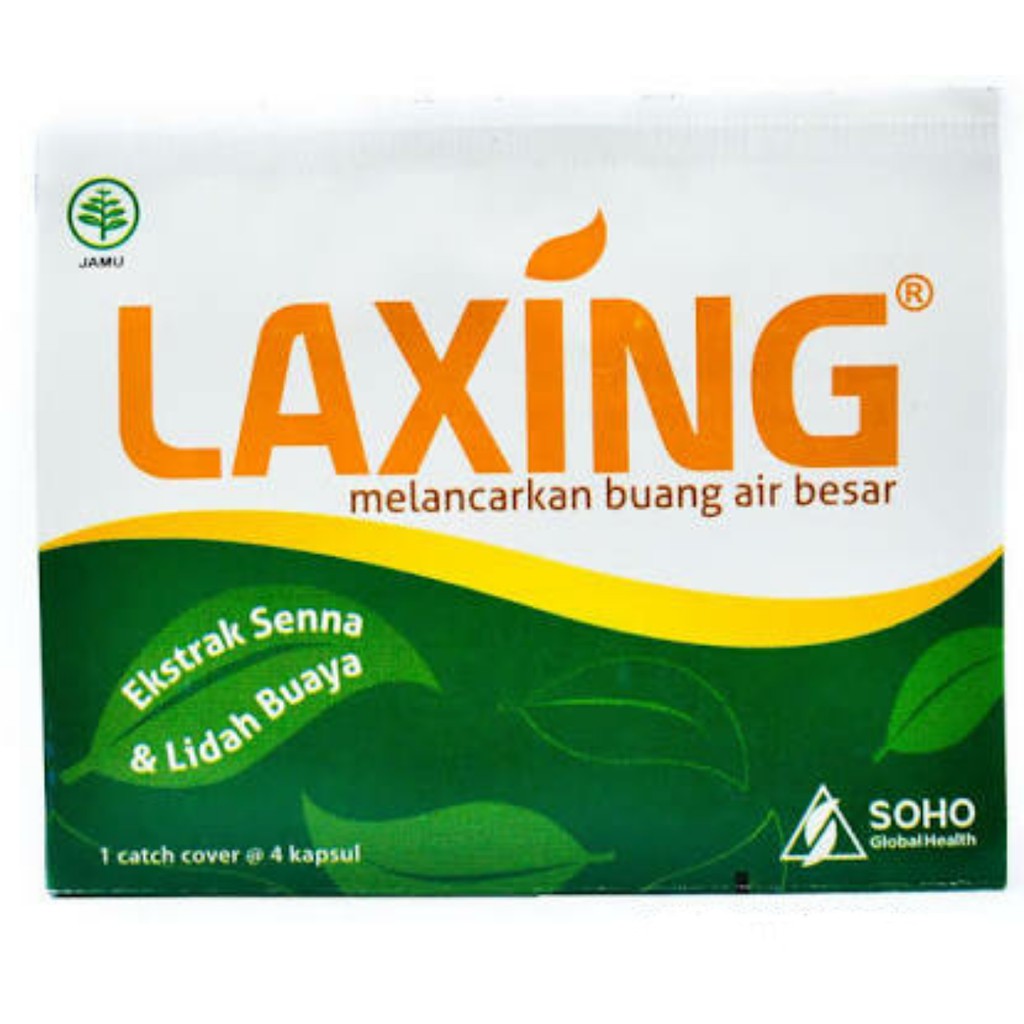 Laxing Strip 4 Kapsul Obat Pelancar BAB Natural Alami Shopee Indonesia