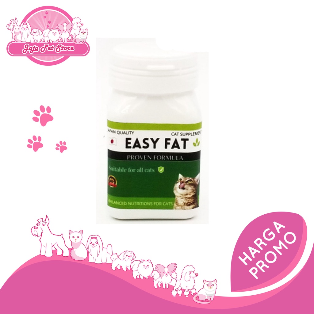 Jual Vitamin Kucing Easy Fat / Cat Supplement / Penggemuk Kucing Alami