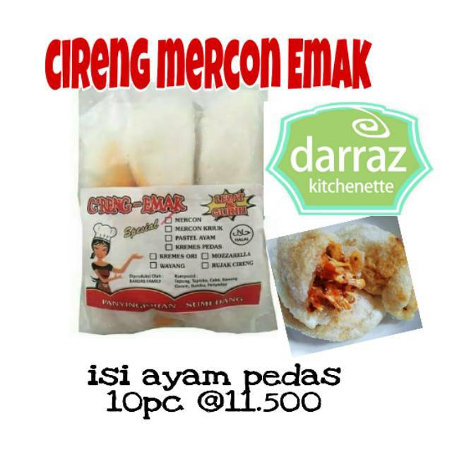 Cireng emak / cireng mercon / cireng uda / frozen food / cireng isi Shopee Indonesia