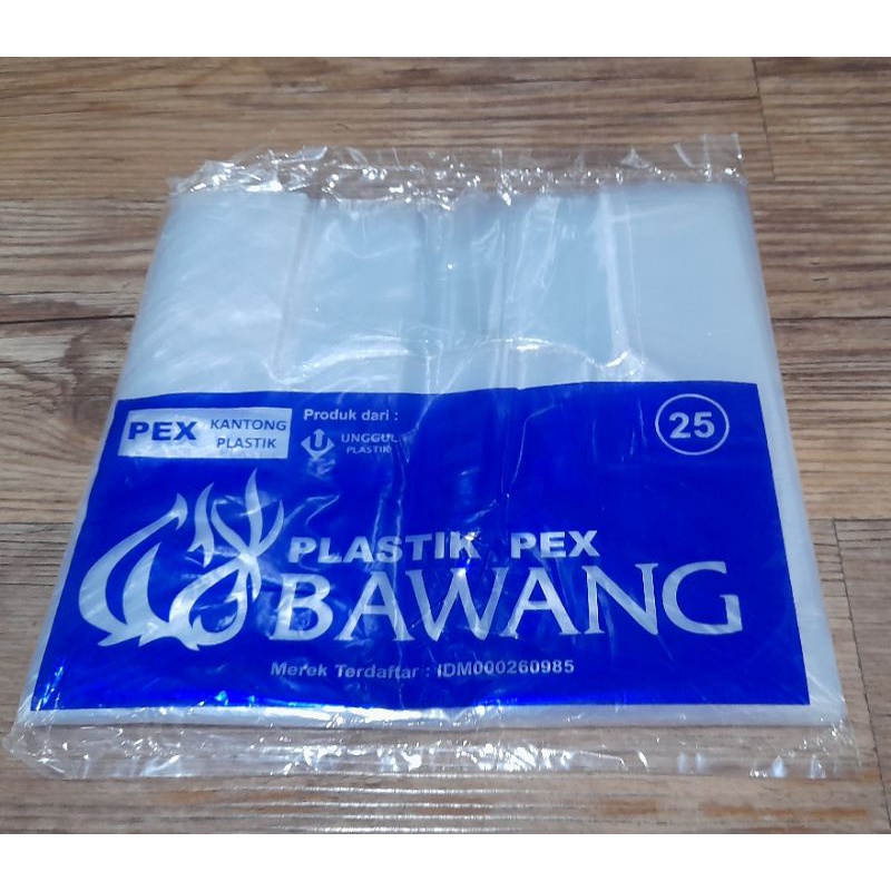 Jual Kantong Plastik PEX ukuran 25 Bahan Bening Aman dan Higienis