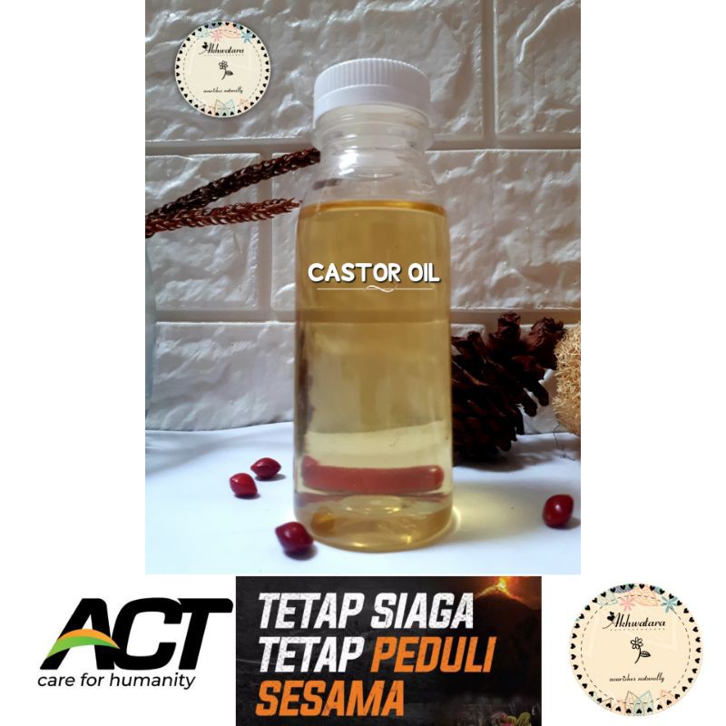 Jual PURE CASTOR OIL / Minyak Jarak Murni / Penumbuh Rambut 100ml