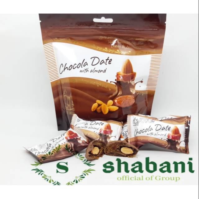 Jual Coklat Kurma With Almond 200Gram / Coklat Arab / Coklat Kurma Almond / Oleh Oleh Haji Dan Umroh | Shopee Indonesia