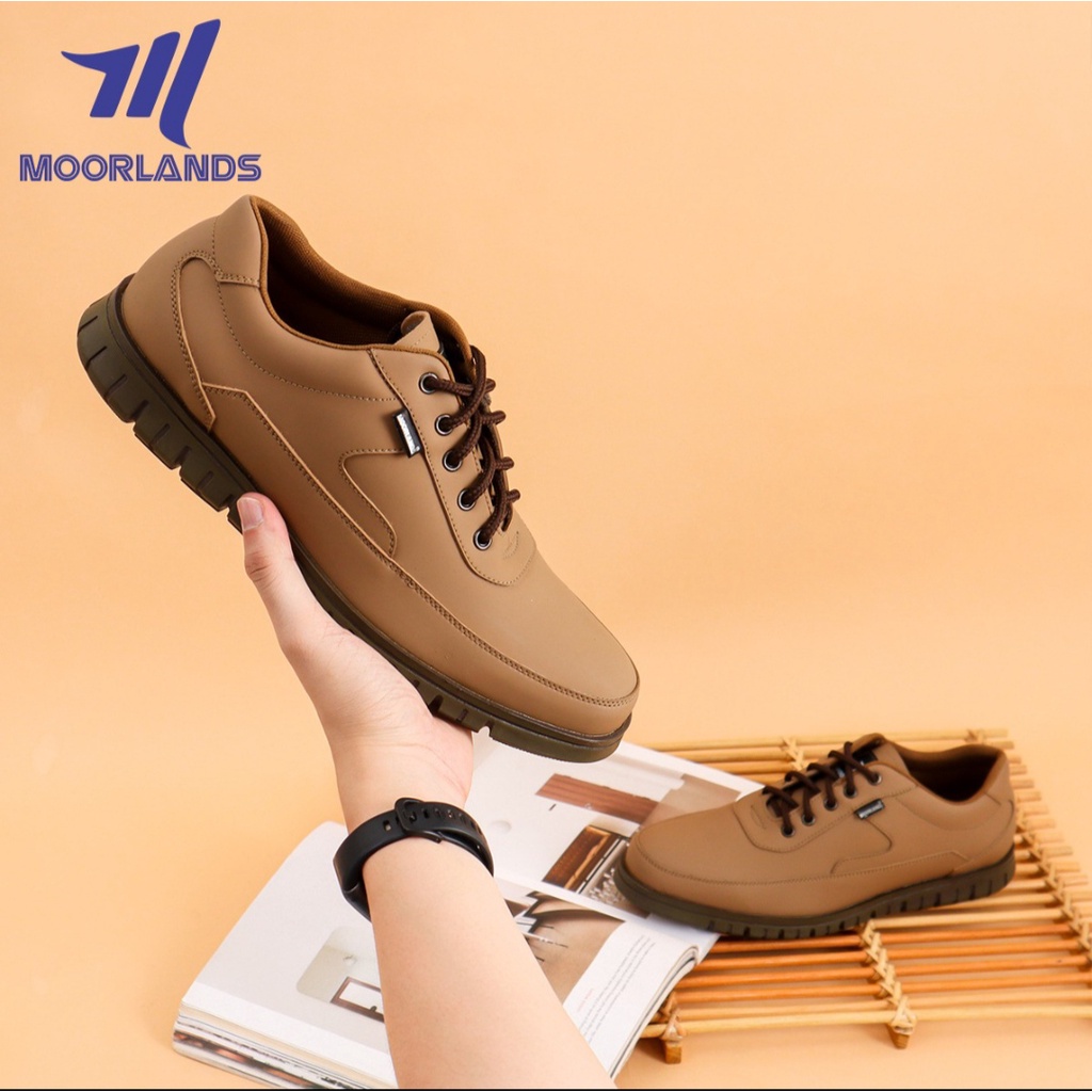 Jual Moorlands Original Sepatu Sneakers Kasual Pria Sepatu Formal Pria Sepatu Santai Sepatu Kerja Kantor Cod | Shopee Indonesia