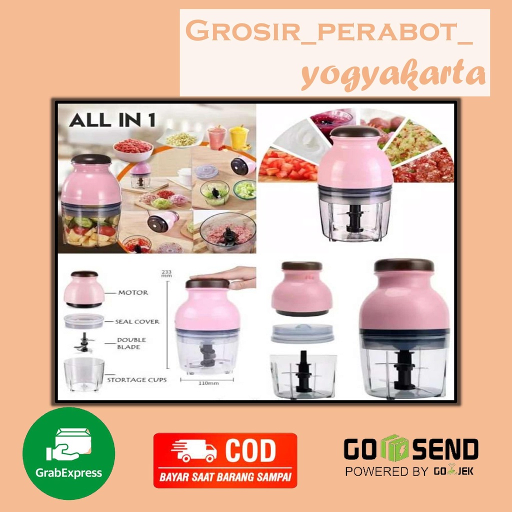 Jual NEW! FOOD PROCESSOR / BLENDER MINI PORTABLE KAPSUL CUTTER QUATRE