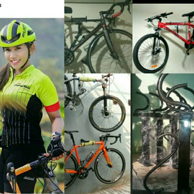 GANTUNGAN SEPEDA DI TEMBOK HANGER BIKE HIASAN DI DINDING HEMAT