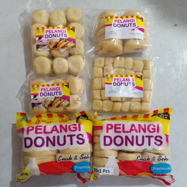 [Enak] DONUTS PELANGI all varian donat Shopee Indonesia