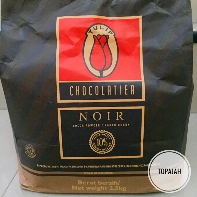 Jual Coklat Bubuk Tulip Noir/Black 1Kg | Shopee Indonesia