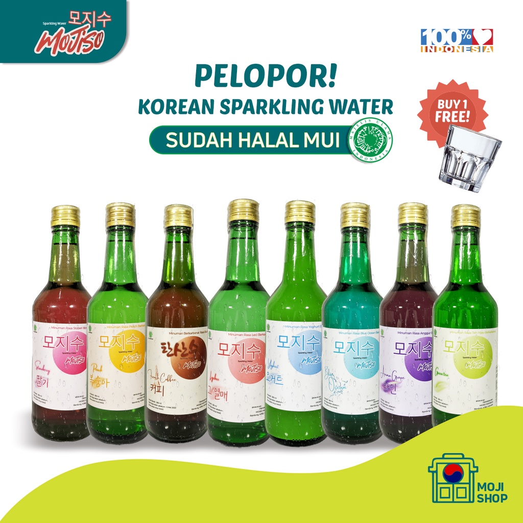 Jual MOJISO SOJU HALAL MUI ORIGINAL PELOPOR KOREAN SPARKLING WATER
