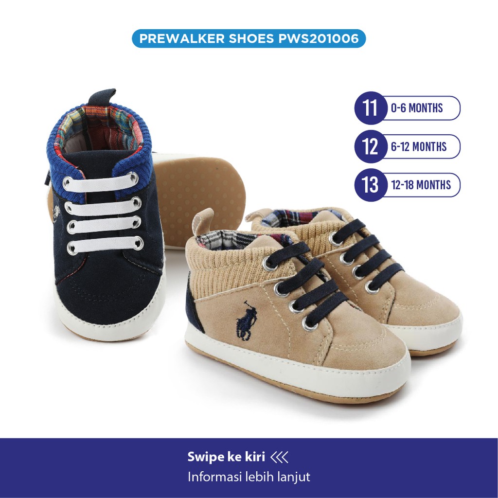 Sepatu Bayi Prewalker / Prewalker Shoes / Prewalker Bayi Laki Laki