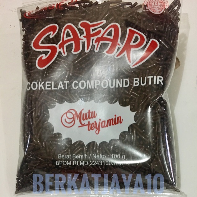 Jual Murah Meses Coklat Safari Dari Lagie 100 Gram Halal Cokelat Butir | Shopee Indonesia