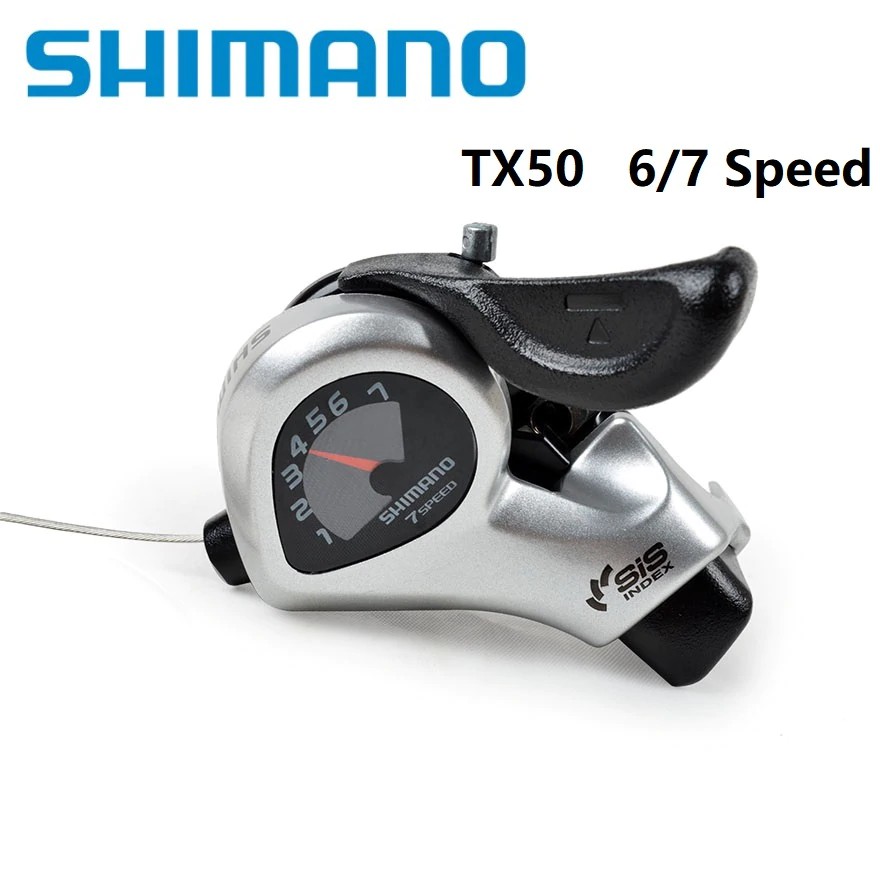 Jual Grtsongkir_ Original Shimano Sl Tx50 Sis Derailleur 6/7 Speed Shift Lever 18/21 Speed Mtb Mountain | Shopee Indonesia