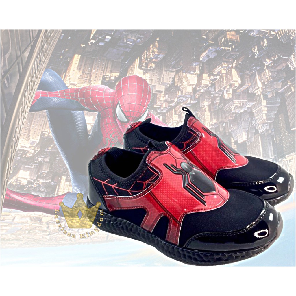 SEPATU SEKOLAH ANAK LAKI LAKI FLAT SNEAKERS PAUD TK SD (MARVEL BIG