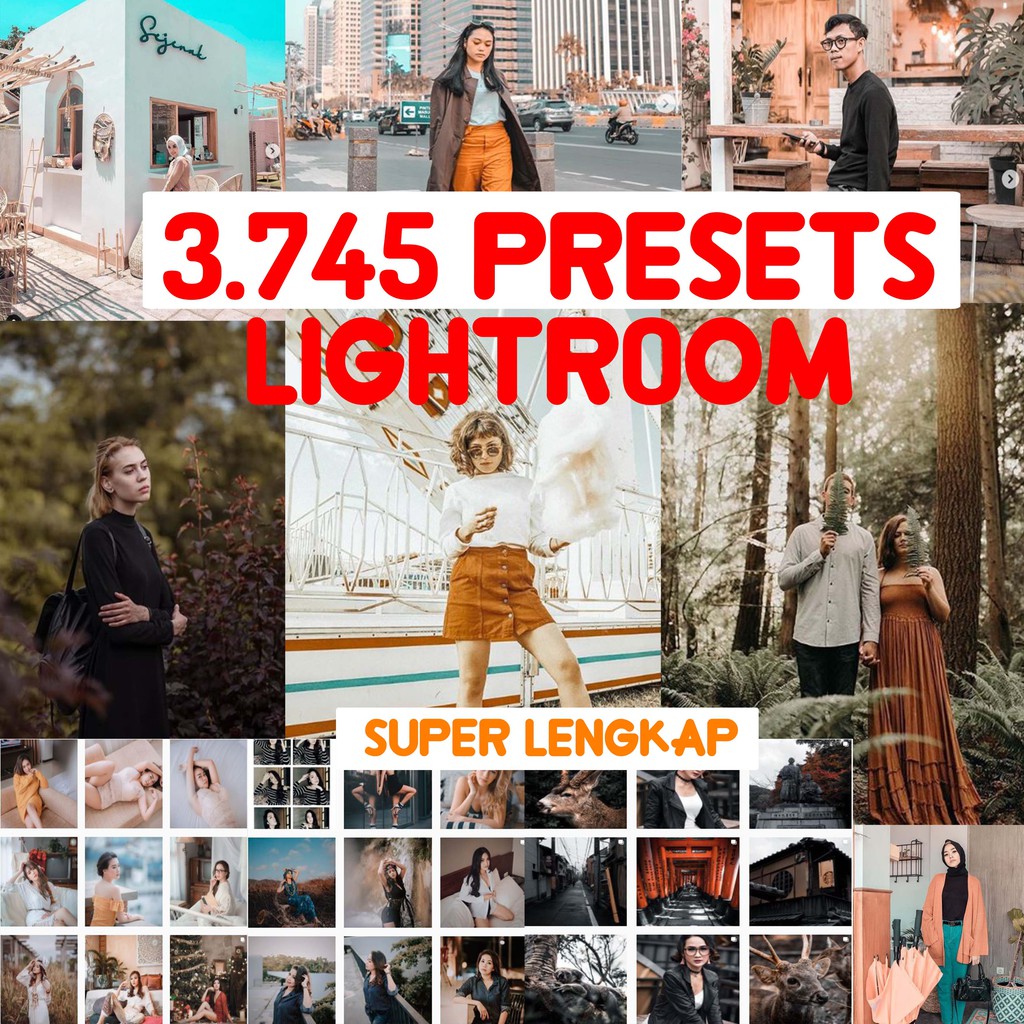 3.745 Presets Desktop 500 Android 200 iPhone Effect Lightroom
