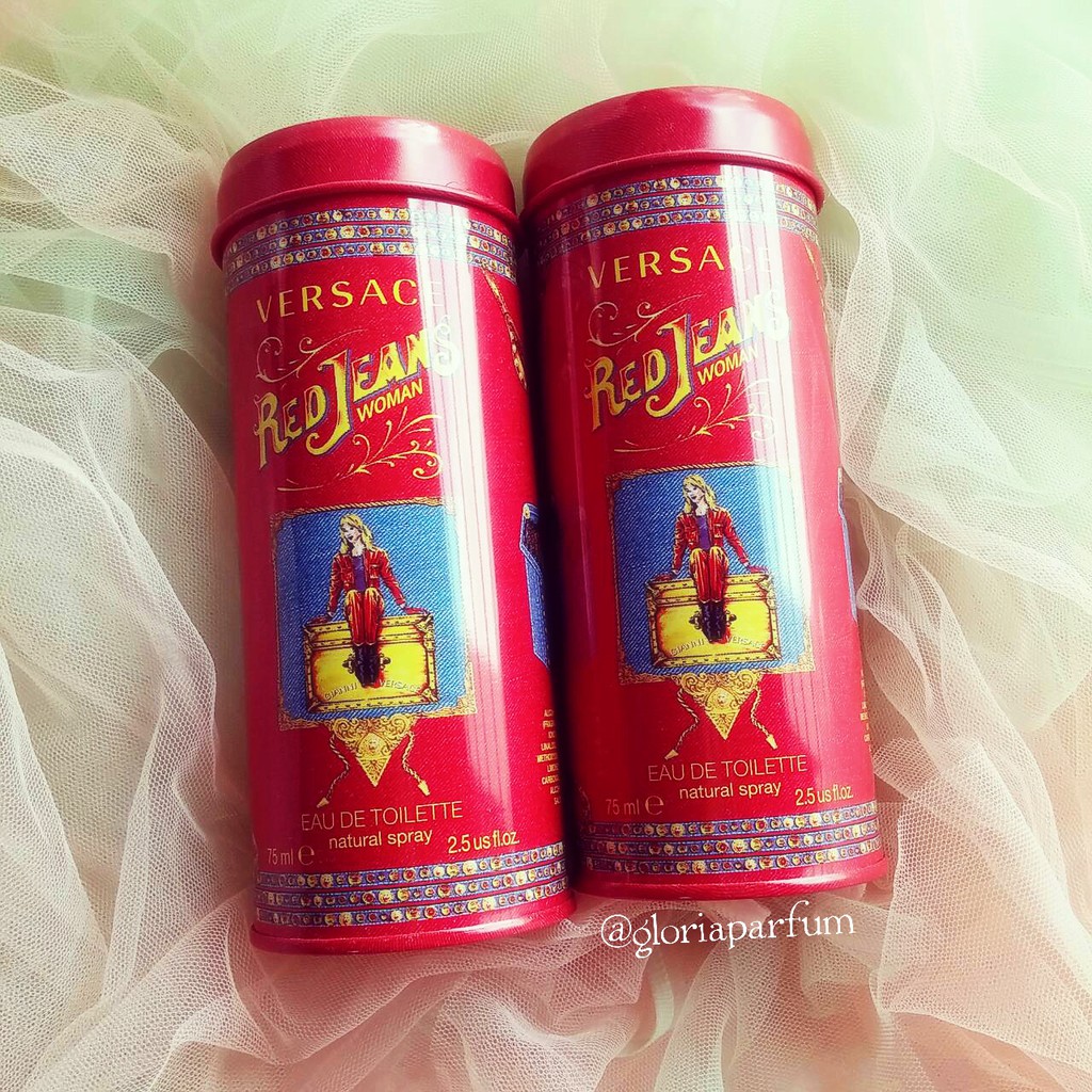 Original Parfum Versace Red Jeans EDT 75ml Women Shopee Indonesia