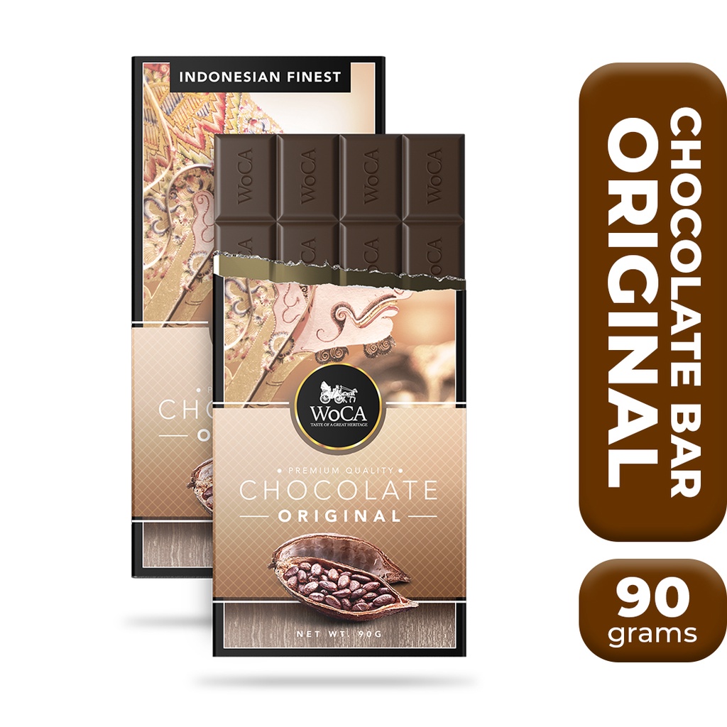 Jual Woca Coklat Original Premium Chocolate 90 Gram | Shopee Indonesia