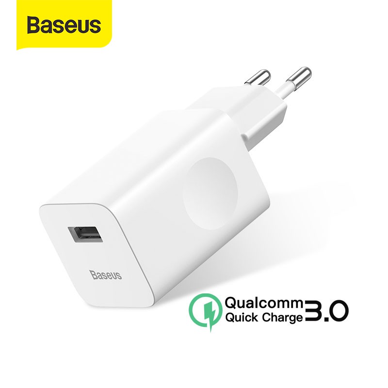 Jual Baseus 24W Quick Charge 3.0 Usb Charger For Iphone X 11Pro Qc3.0 Wall Mobile Phone Charger For Xiaomi Mi 9 Fast Charger | Shopee Indonesia