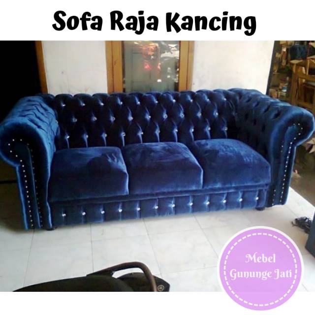 Jual Sofa raja kancing.. sofa tamu/ sofa shabby Indonesia