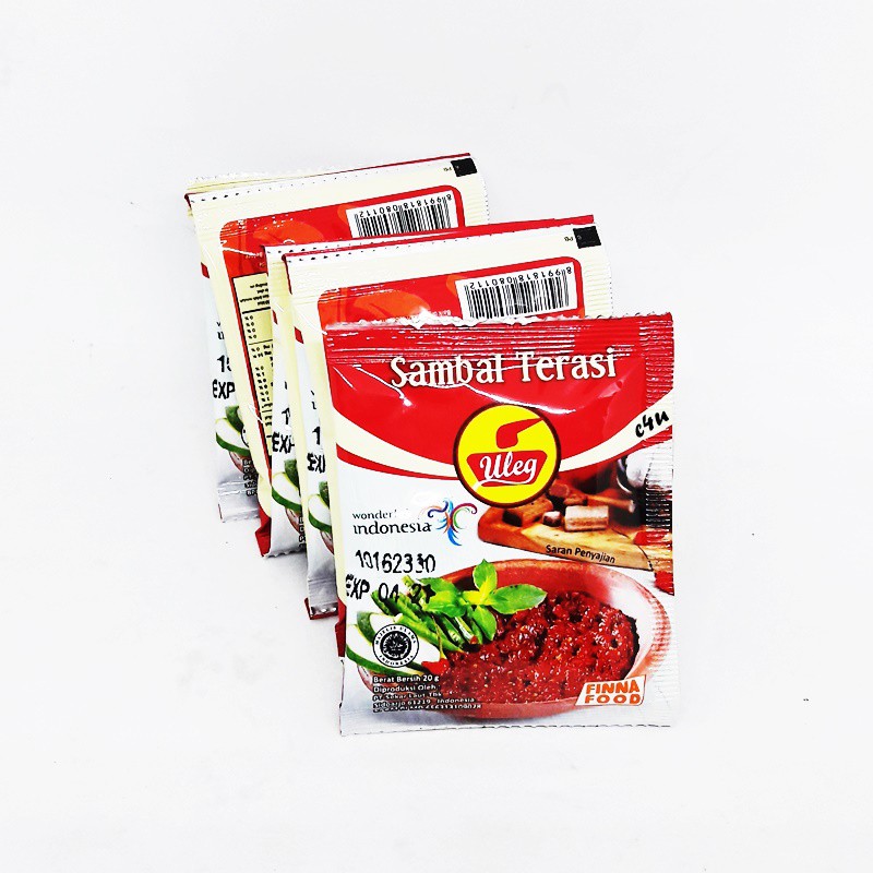 Uleg Sambal Terasi - 10 Sachet FINNA FOOD | Shopee Indonesia
