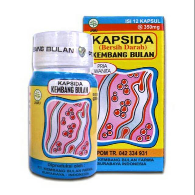 KAPSIDA (Kapsul Bersih Darah) Kembang Bulan Obat Jerawat