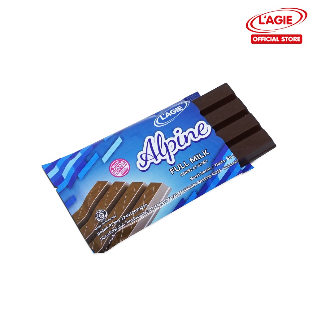 Jual Lagie Coklat Susu Alpine Full Milk 60Gr | Shopee Indonesia