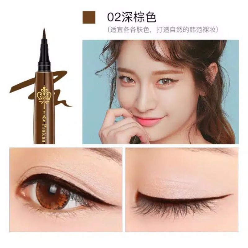 Jual Gecomo Eyeliner Coklat Waterproof | Shopee Indonesia