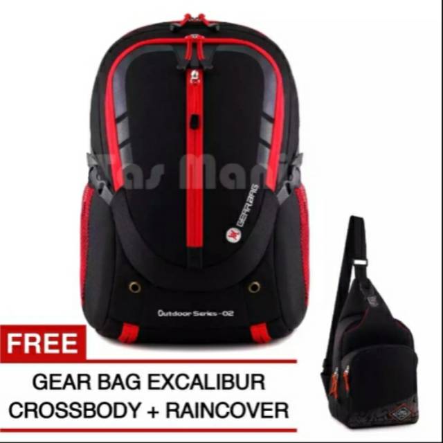 Jual Tas Ransel Pria Gear X23 Free Gear Bag Excalibur