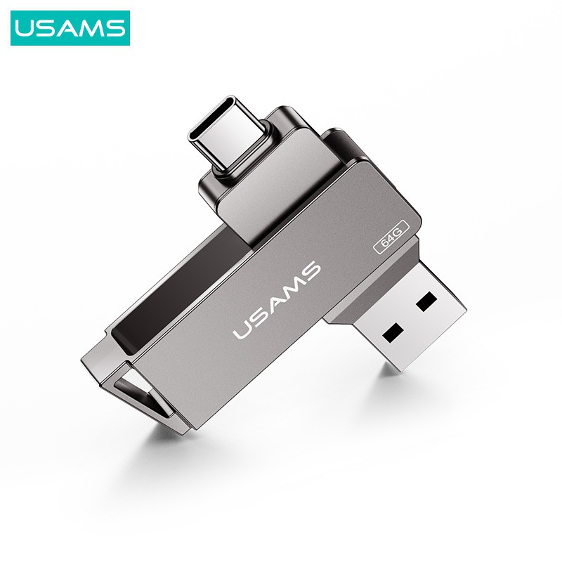 USAMS Flashdisk OTG Dual Drive USB3.0 + Type C 16GB 32GB 64GB 128GB