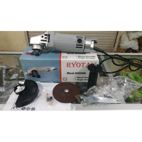 Dijual MESIN GERINDA TANGAN RYOTA 9500N ANGLE GRINDER RYOTA 4 INCHI Terbaru Shopee Indonesia