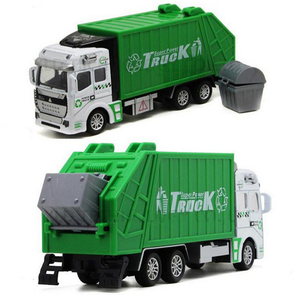 Jual Mainan Mobil Truk Sampah Bahan Plastik Alloy Skala 1: 48 Tqug | Shopee Indonesia