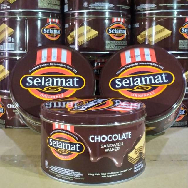 Biskuit Wafer Selamat 200gr Kemasan Kaleng Shopee Indonesia