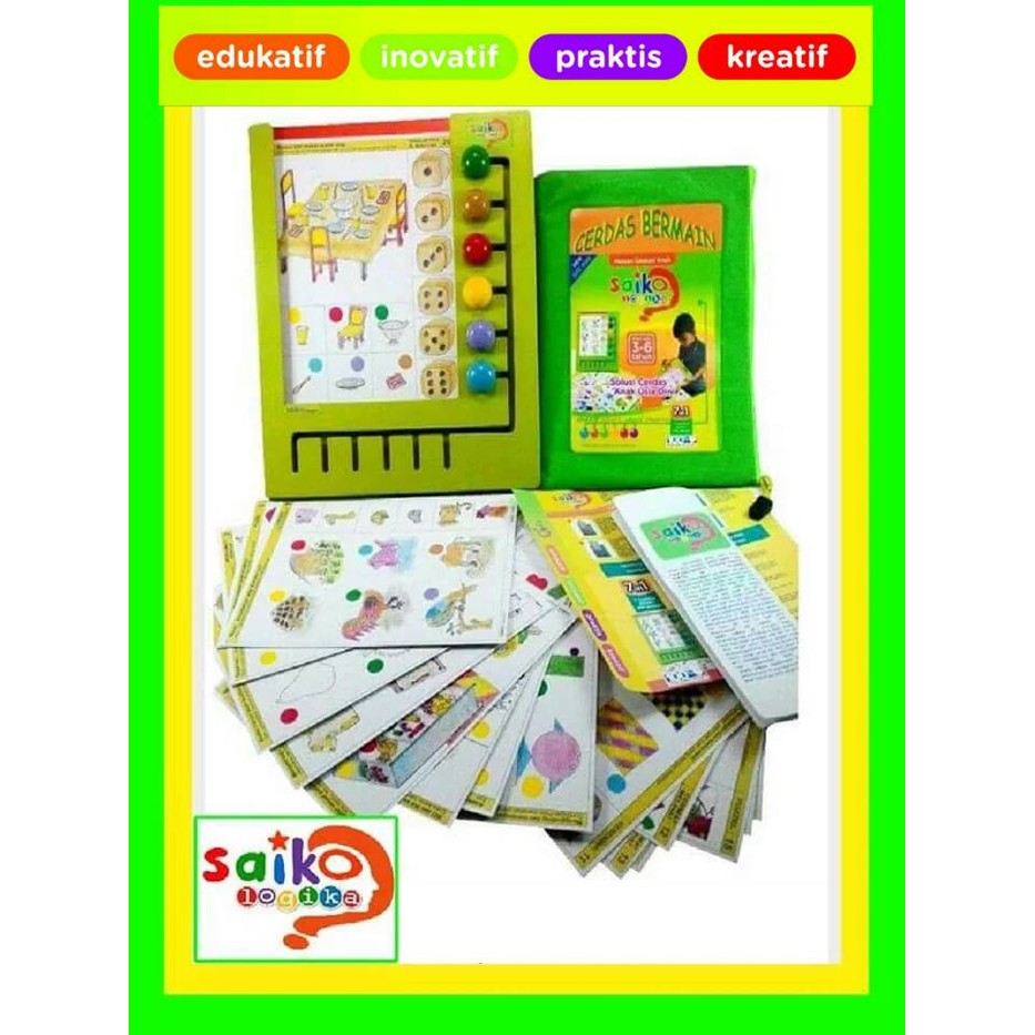 Jual Saiko Logika | Mainan Edukasi Anak | Alat Peraga | Learning Tools Indonesia|Shopee Indonesia