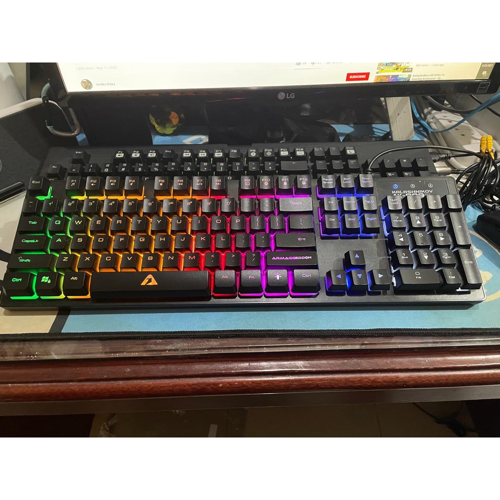 Jual Armaggeddon AK999 SFX Gaming Keyboard Indonesia